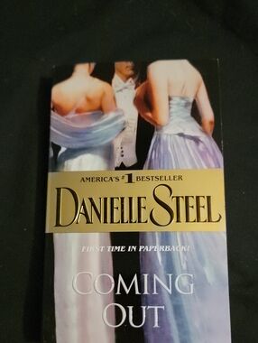 6/$12-   Danielle Steel "Coming Out" Paperback Book
